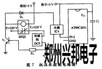 以AT89C2051为核心的主控制单元实现电路